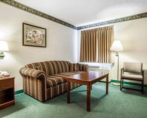 Premium bedding, desk, soundproofing, iron/ironing board