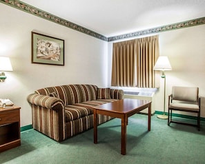 Premium bedding, desk, soundproofing, iron/ironing board