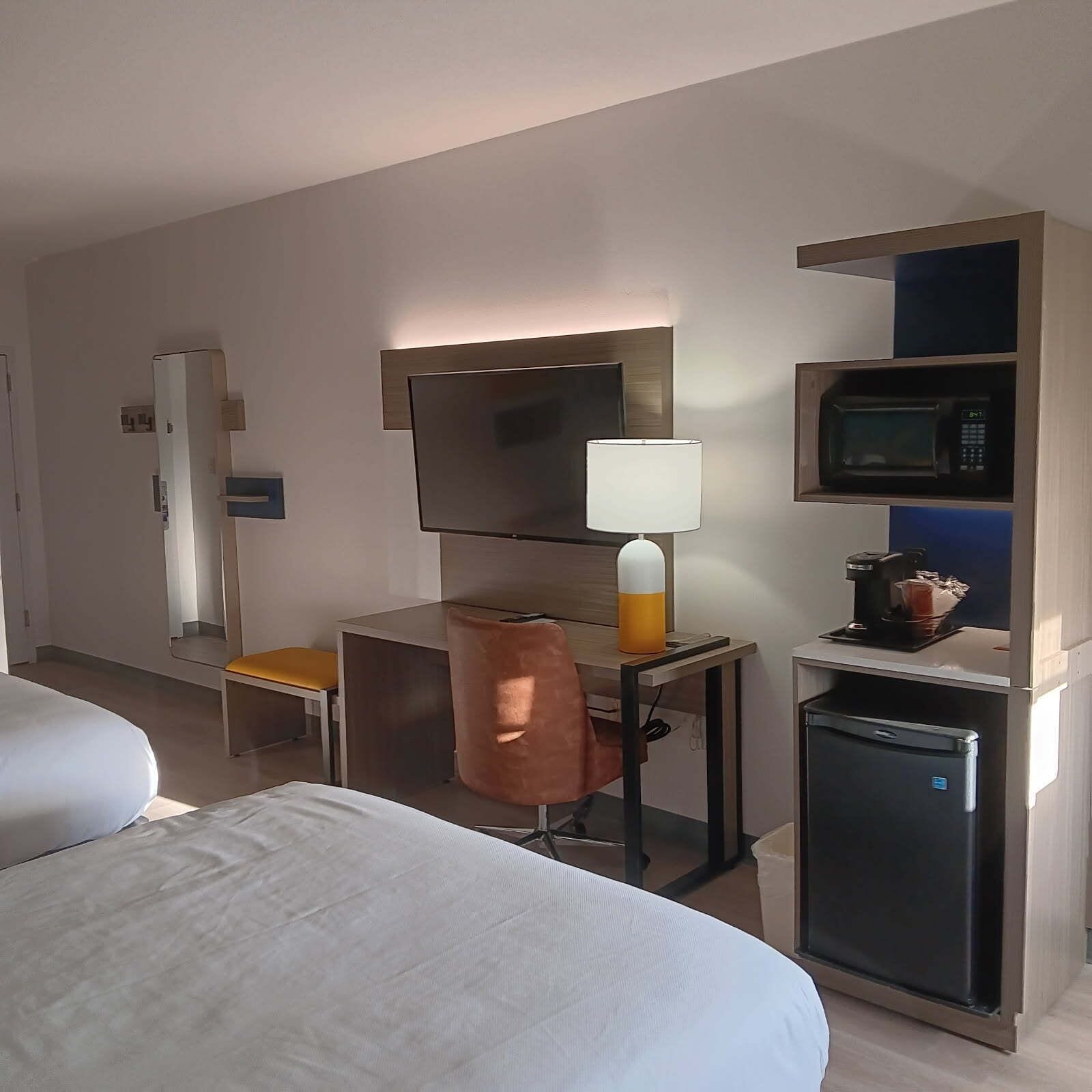 Room, 2 Queen Beds, Non Smoking | Premium bedding, desk, iron/ironing board, free cots/infant beds