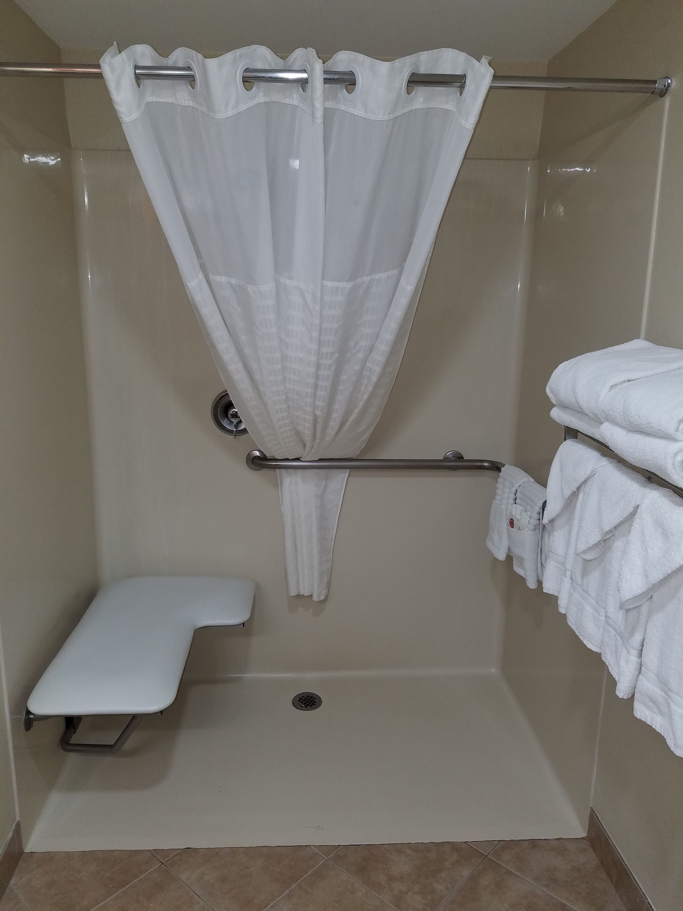 room, 2 double beds, accessible, non smoking | bathroom | free toiletries, hair dryer, towels