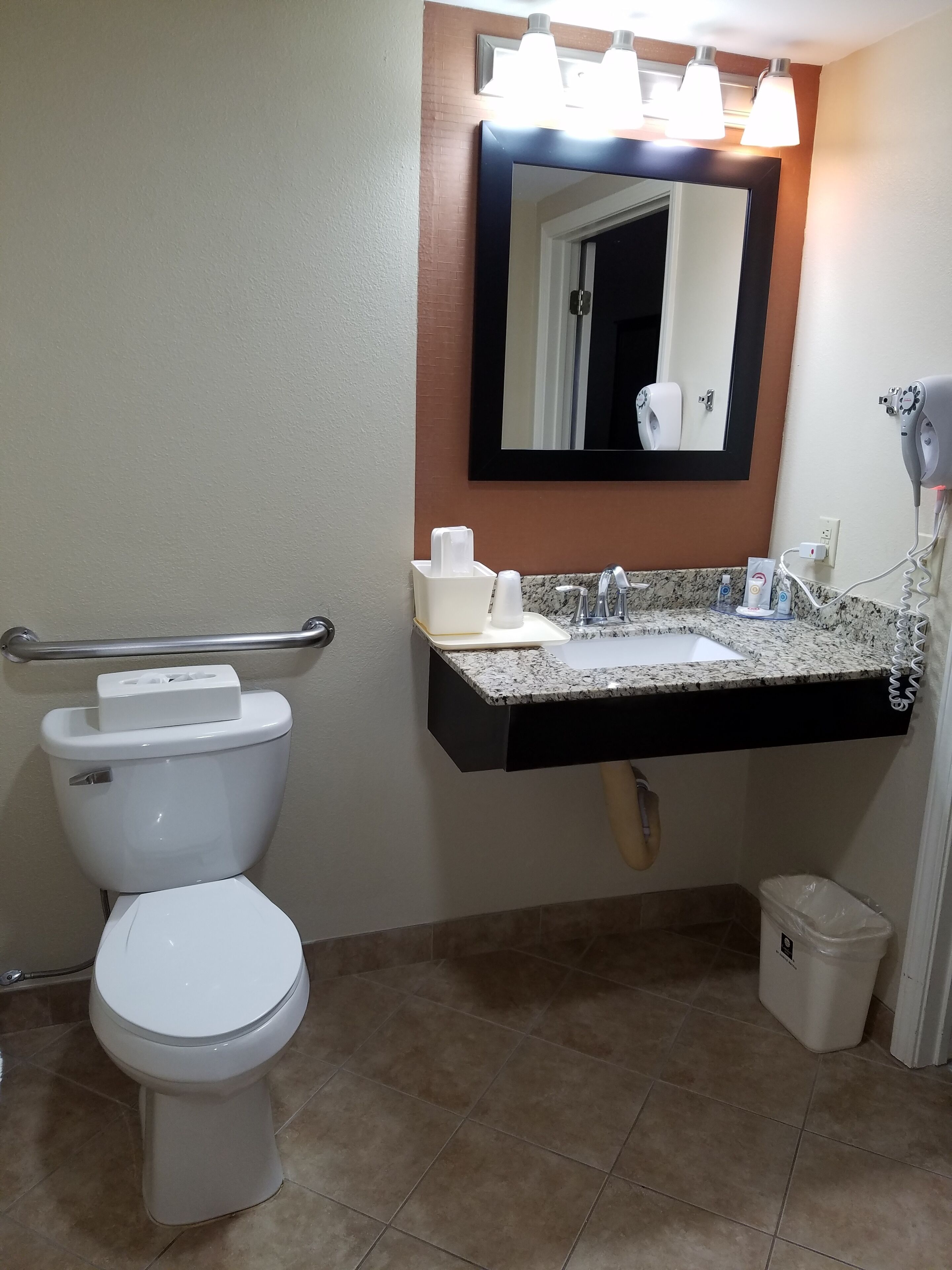 room, 2 double beds, accessible, non smoking | bathroom | free toiletries, hair dryer, towels