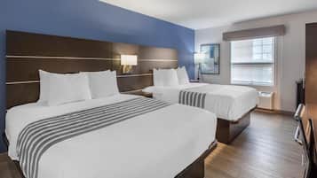 Chambre Standard, 2 lits doubles, non-fumeurs, cuisine | Coffres-forts dans les chambres, bureau