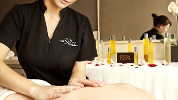 Couples treatment room(s), body treatments, aromatherapy, body wraps