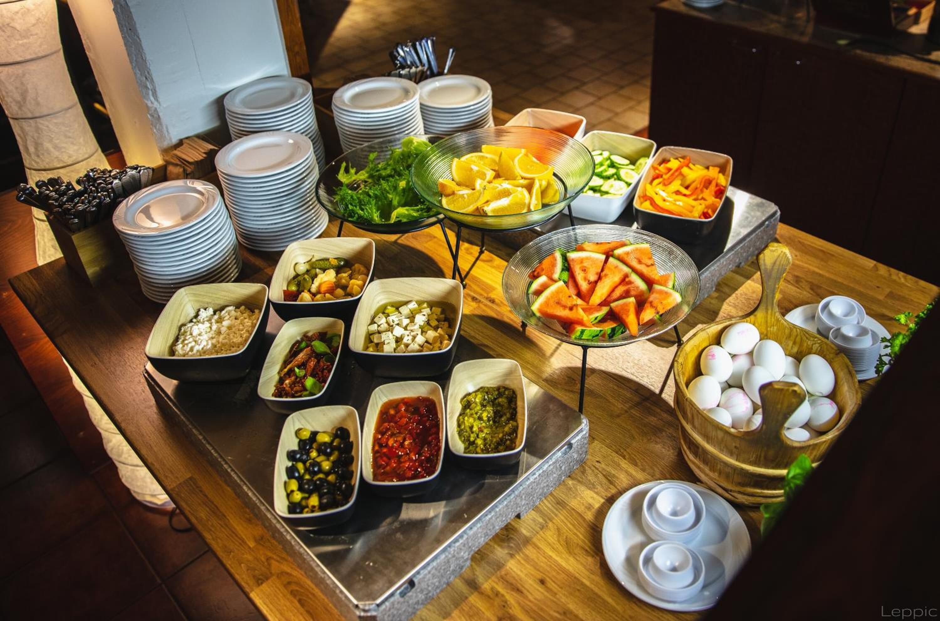 Petit déjeuner buffet