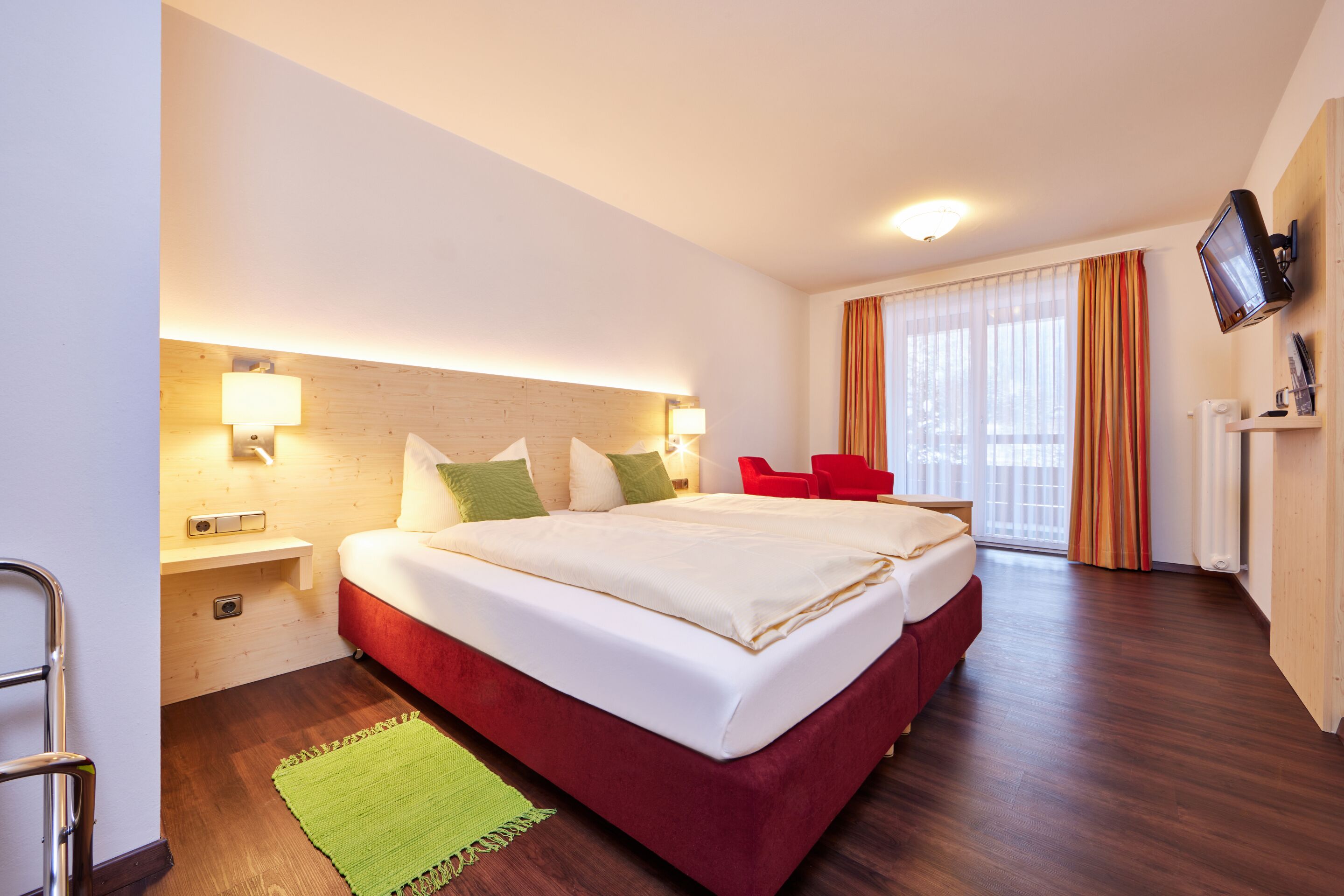 华丽公寓式客房 | 防过敏的被褥、加厚床垫、客房内保险箱、遮光窗帘