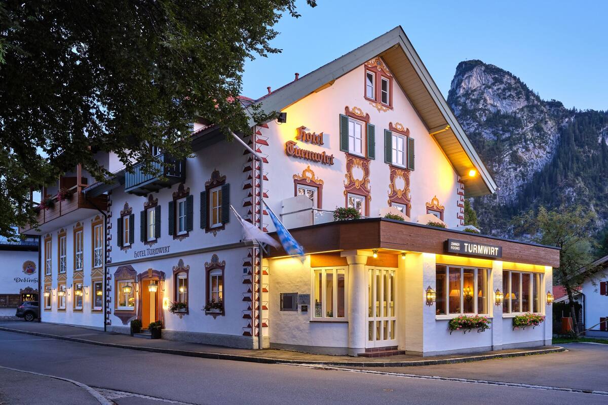 front of property – evening/night