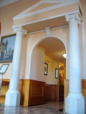 Interior entrance