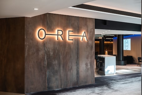 Interior entrance. OREA Hotel Pyramida Praha