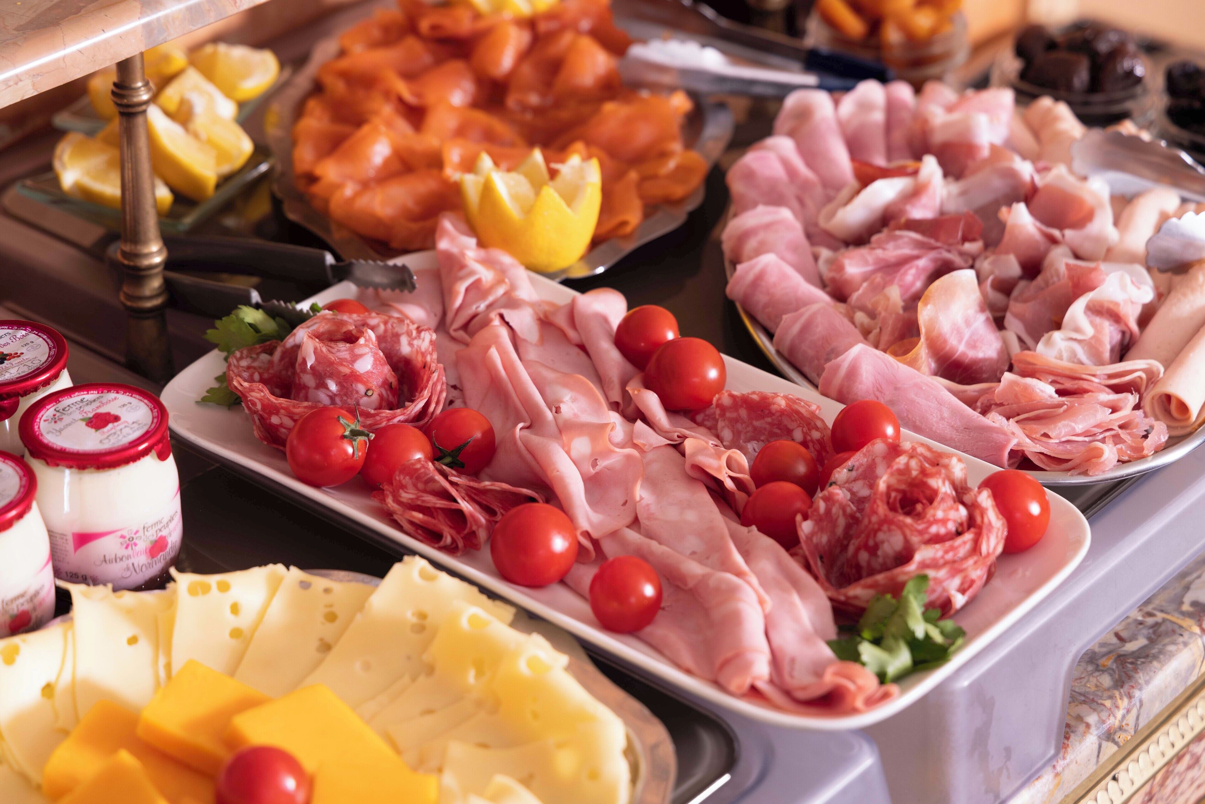 daily buffet breakfast (eur 18 per person)