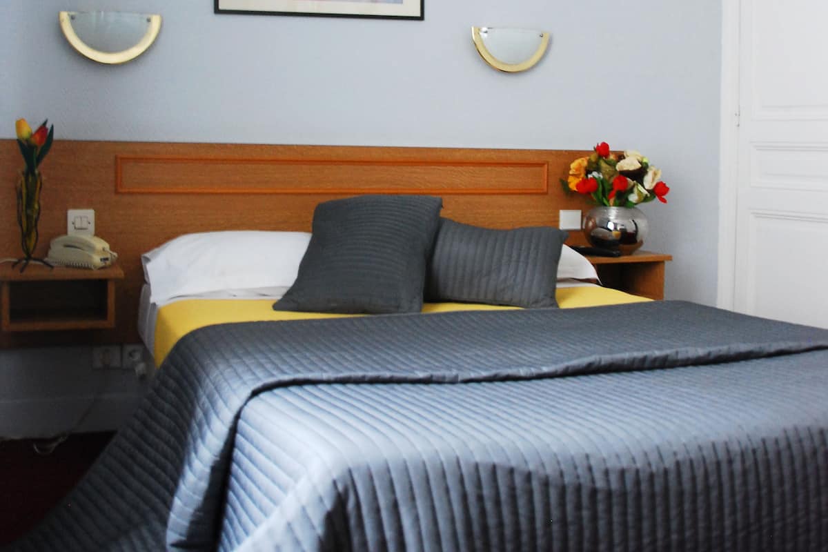 Select Comfort beds, desk, soundproofing, iron/ironing board