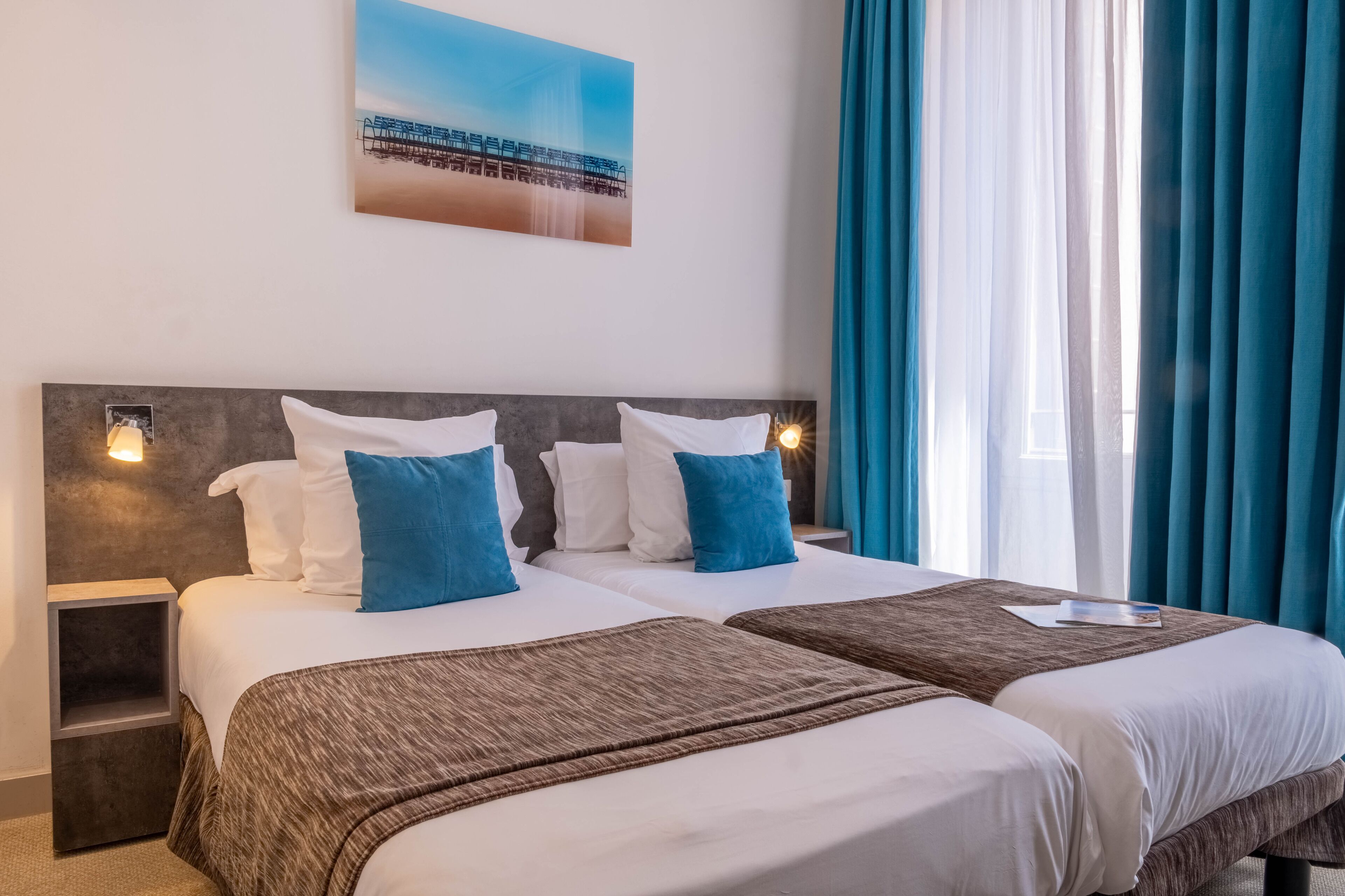 double or twin room, patio side | 1 bedroom, premium bedding, memory-foam beds, in-room safe