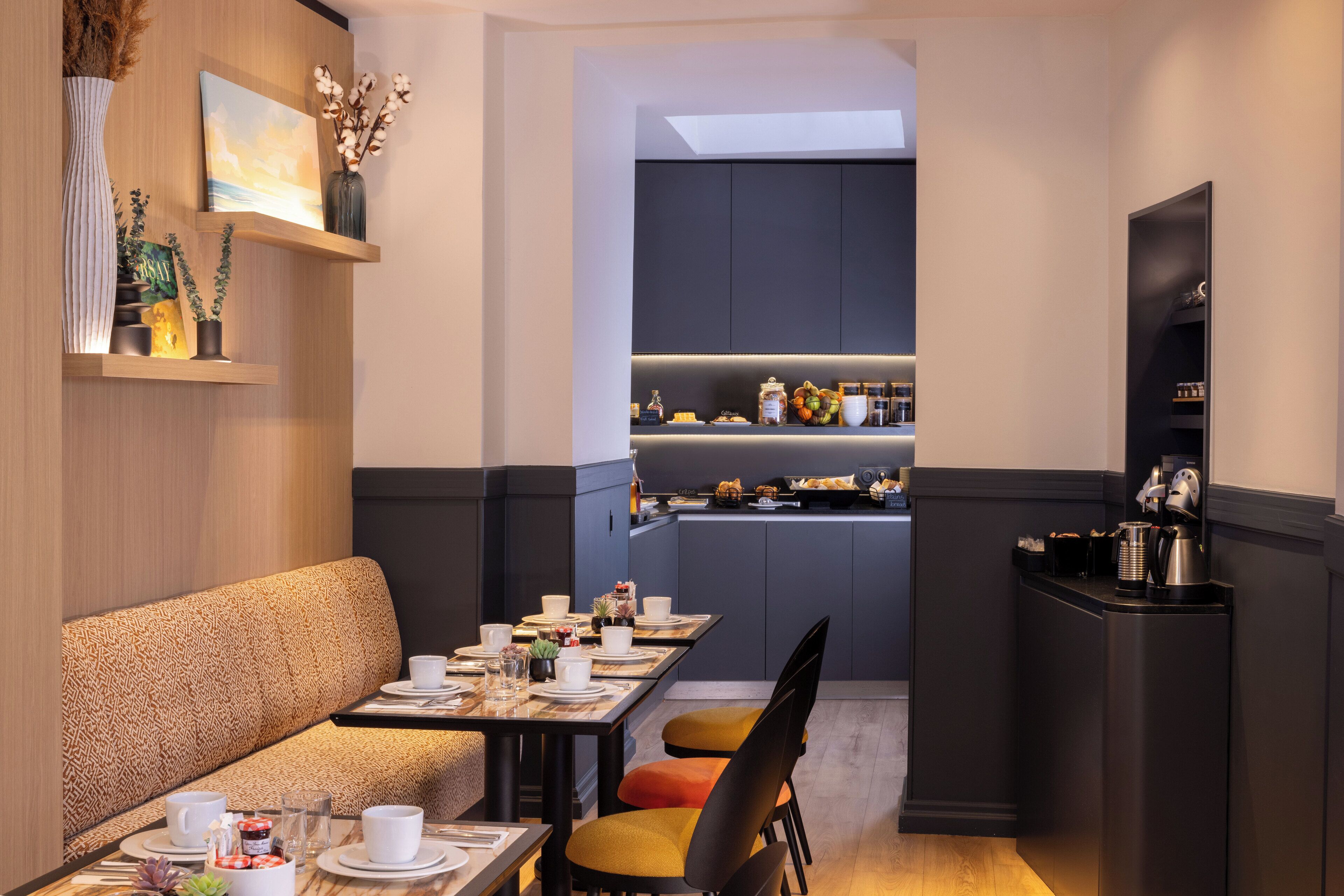 daily buffet breakfast (eur 18 per person)