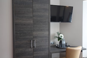 1 bedroom, desk, soundproofing, iron/ironing board