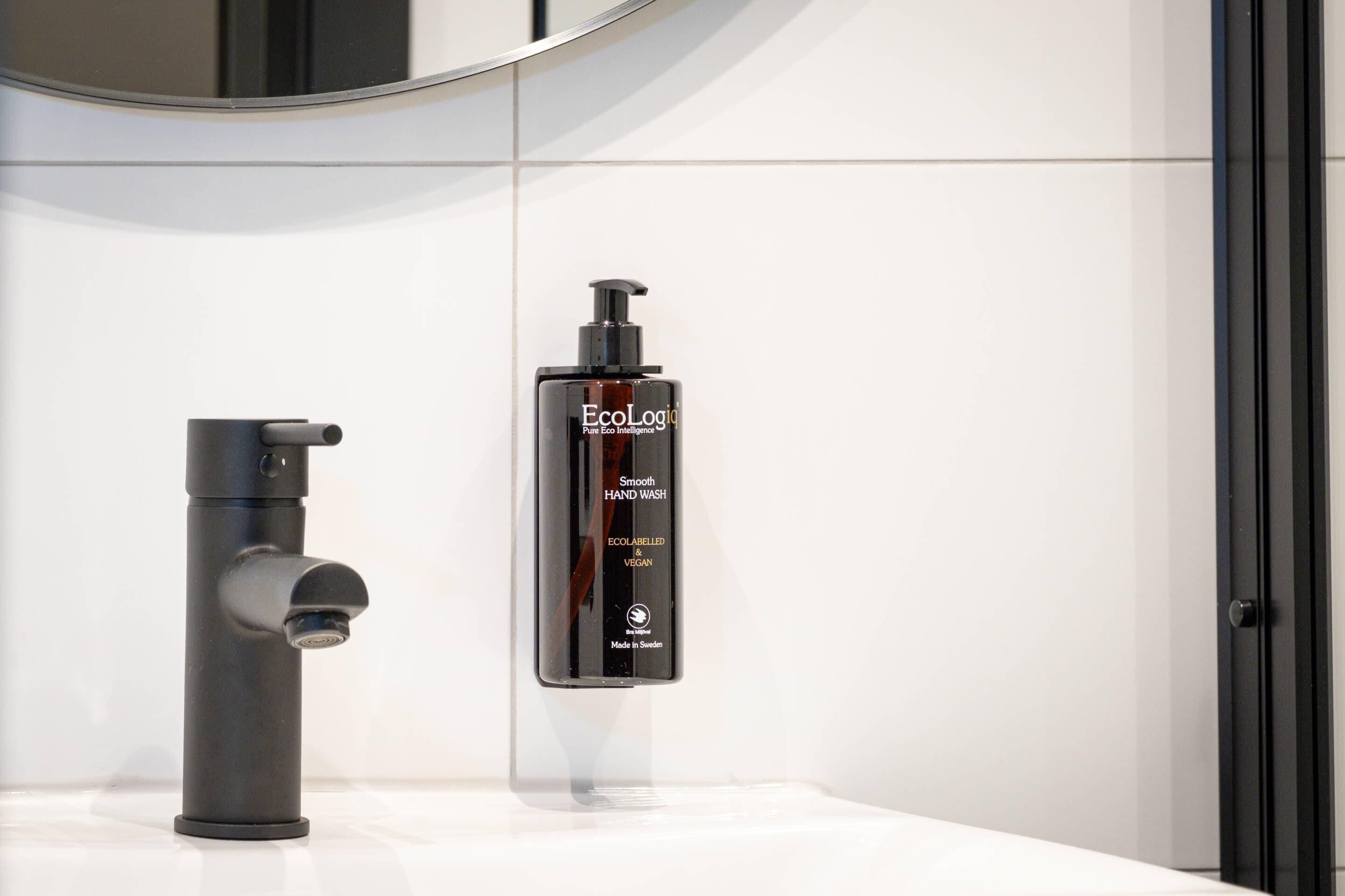 Desk, laptop workspace, blackout curtains, soundproofing