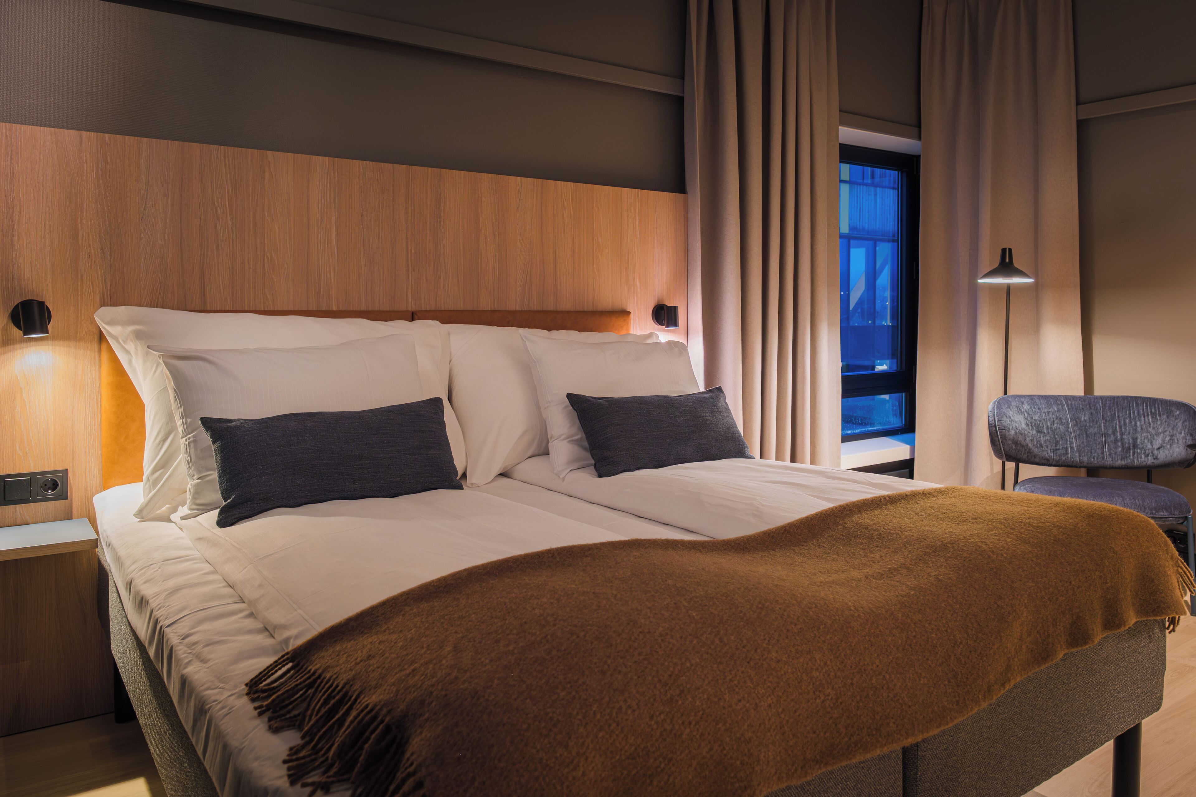 Habitación superior, 2 camas individuales, para no fumadores | Escritorio, espacio para trabajar con laptop y cortinas blackout 