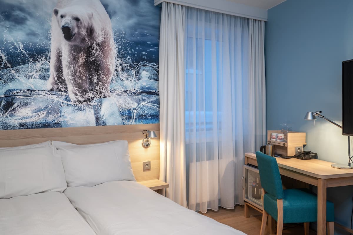Chambre avec lits jumeaux, 1 lit double | Literie de qualité supérieure, surmatelas, minibar, bureau