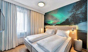 Ropa de cama de alta calidad, colchones con acolchado adicional, minibar