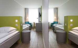 Habitación estándar con 2 camas individuales, no fumadores | Escritorio, espacio para trabajar con un portátil, wifi gratis