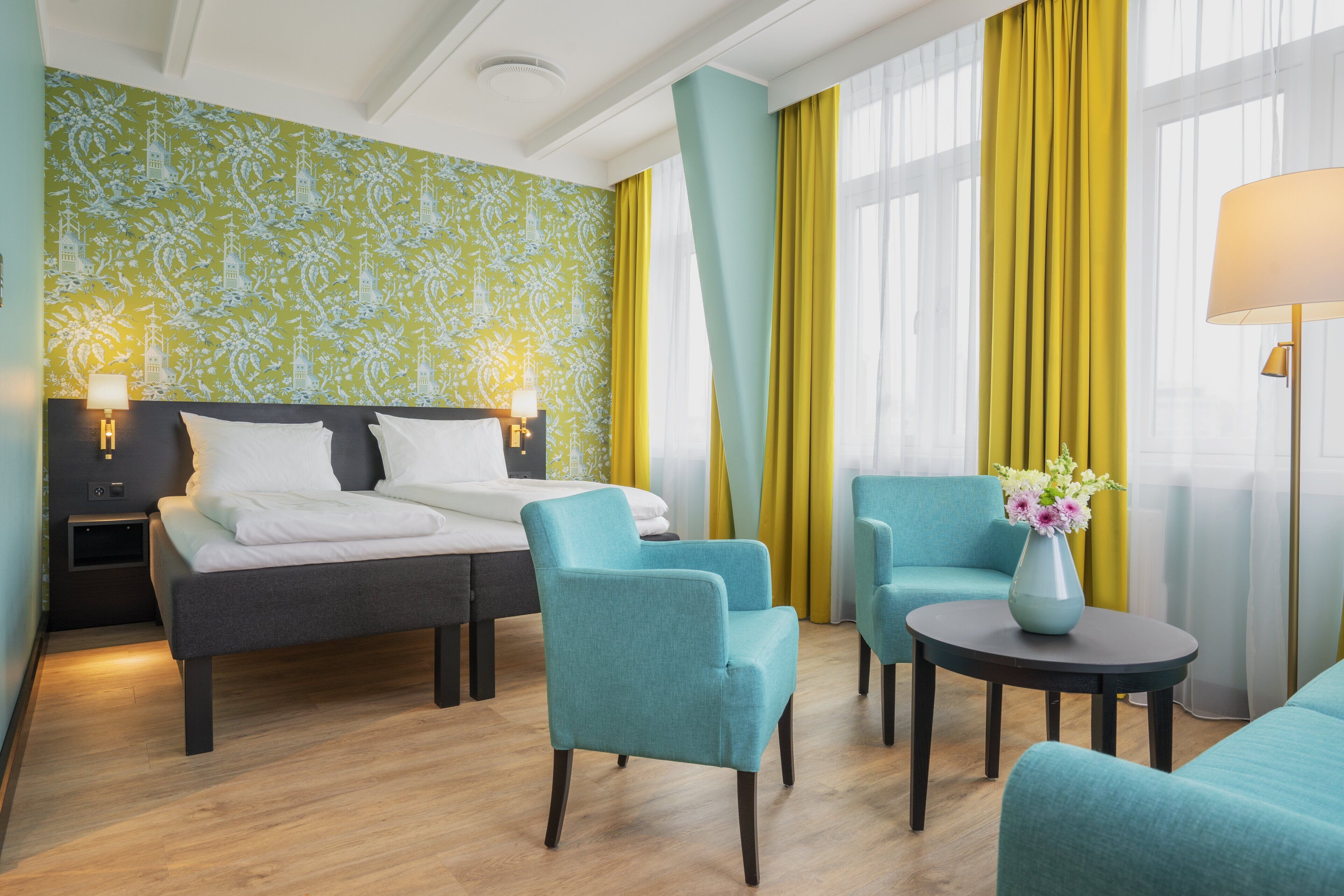 Hypo-allergenic bedding, pillow-top beds, minibar, in-room safe