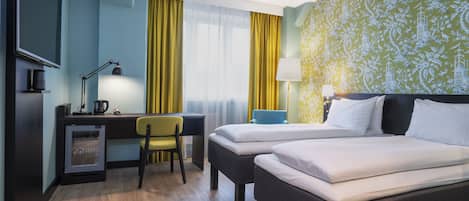 1 bedroom, hypo-allergenic bedding, pillow-top beds, minibar