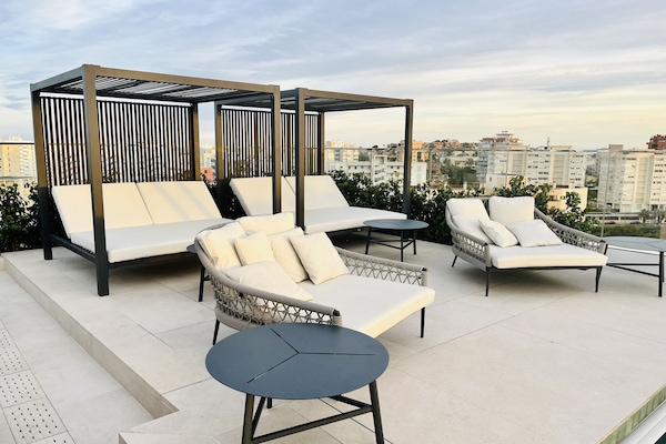 Alberca en la azotea