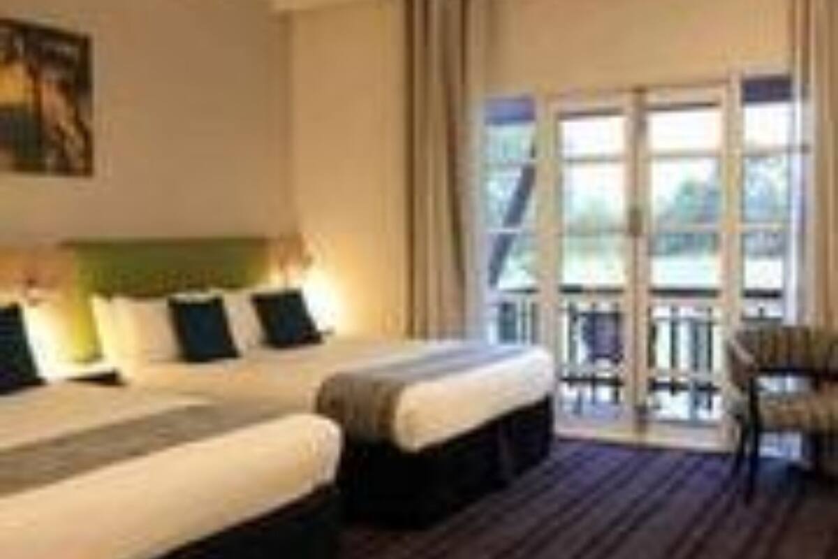 room, 2 queen beds (resort) | in-room safe, desk, blackout curtains, iron/ironing board