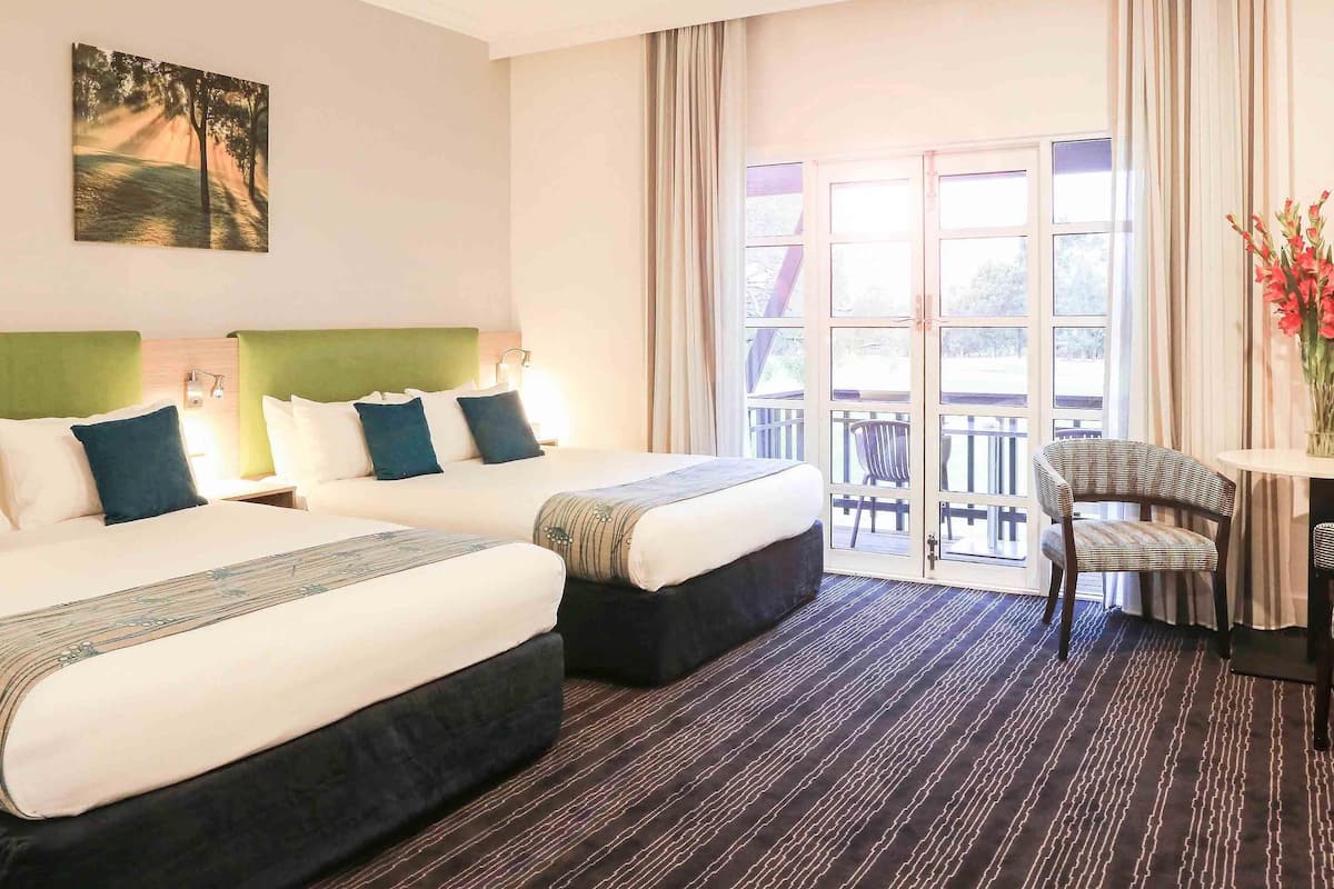 Room, 2 Queen Beds (Resort) | In-room safe, desk, blackout drapes, iron/ironing board