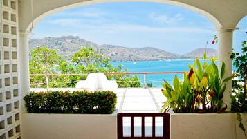 Gran Terraza vista Mar, 2 camas de matrimonio | Vistas al mar