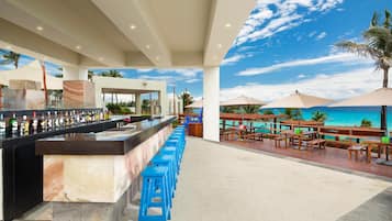 14 bars/lounges, swim-up bar, poolside bar, beach bar