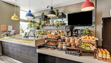 Daily to-go breakfast for a fee