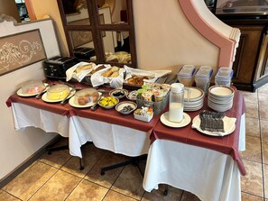 Petit déjeuner continental compris tous les jours