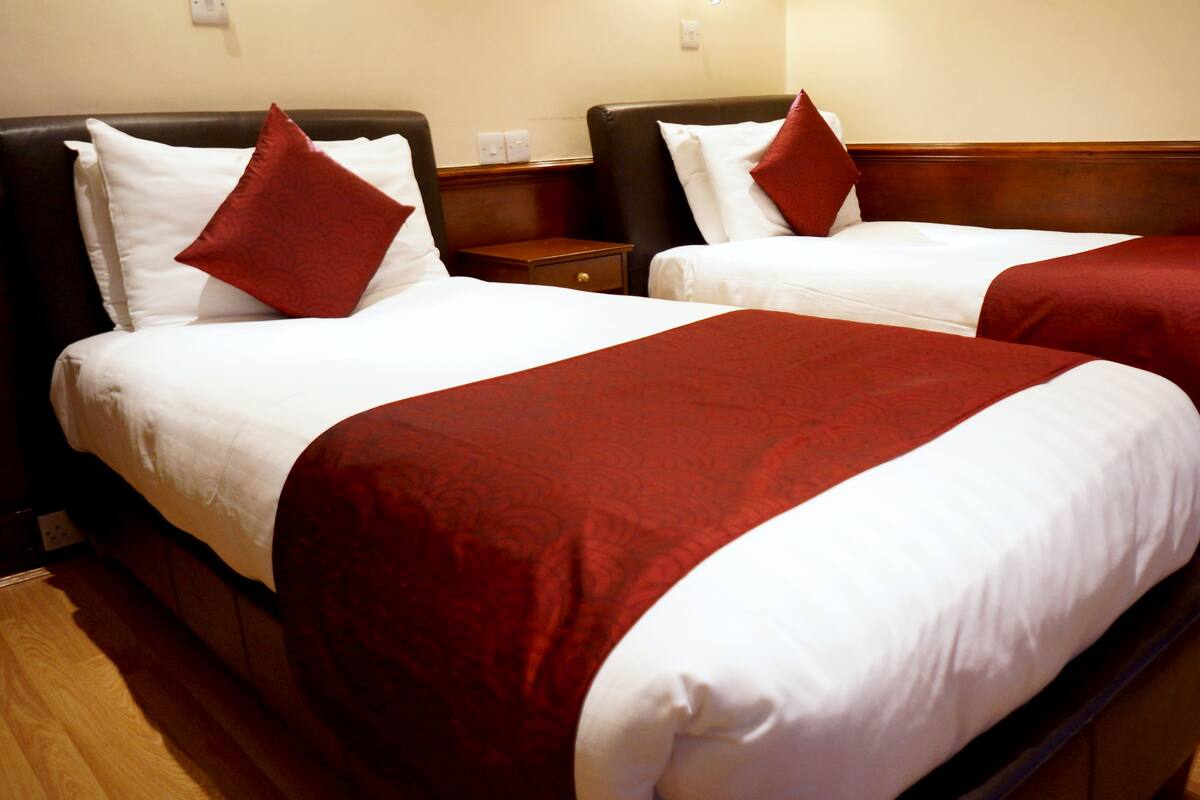 Basic Twin Room | Hypo-allergenic bedding available, in-room safe, desk, blackout drapes