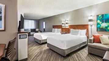 Room, 2 Double Beds, Accessible | Premium bedding, down comforters, in-room safe, desk