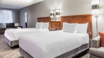 Premium bedding, down duvets, in-room safe, desk