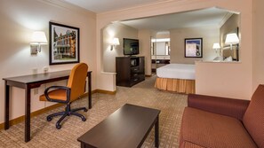 Suite, 1 King Bed, Non Smoking, Microwave (No Pets) | Premium bedding, pillow-top beds, in-room safe, desk