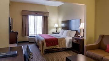 Desk, iron/ironing board, free cots/infant beds, free WiFi