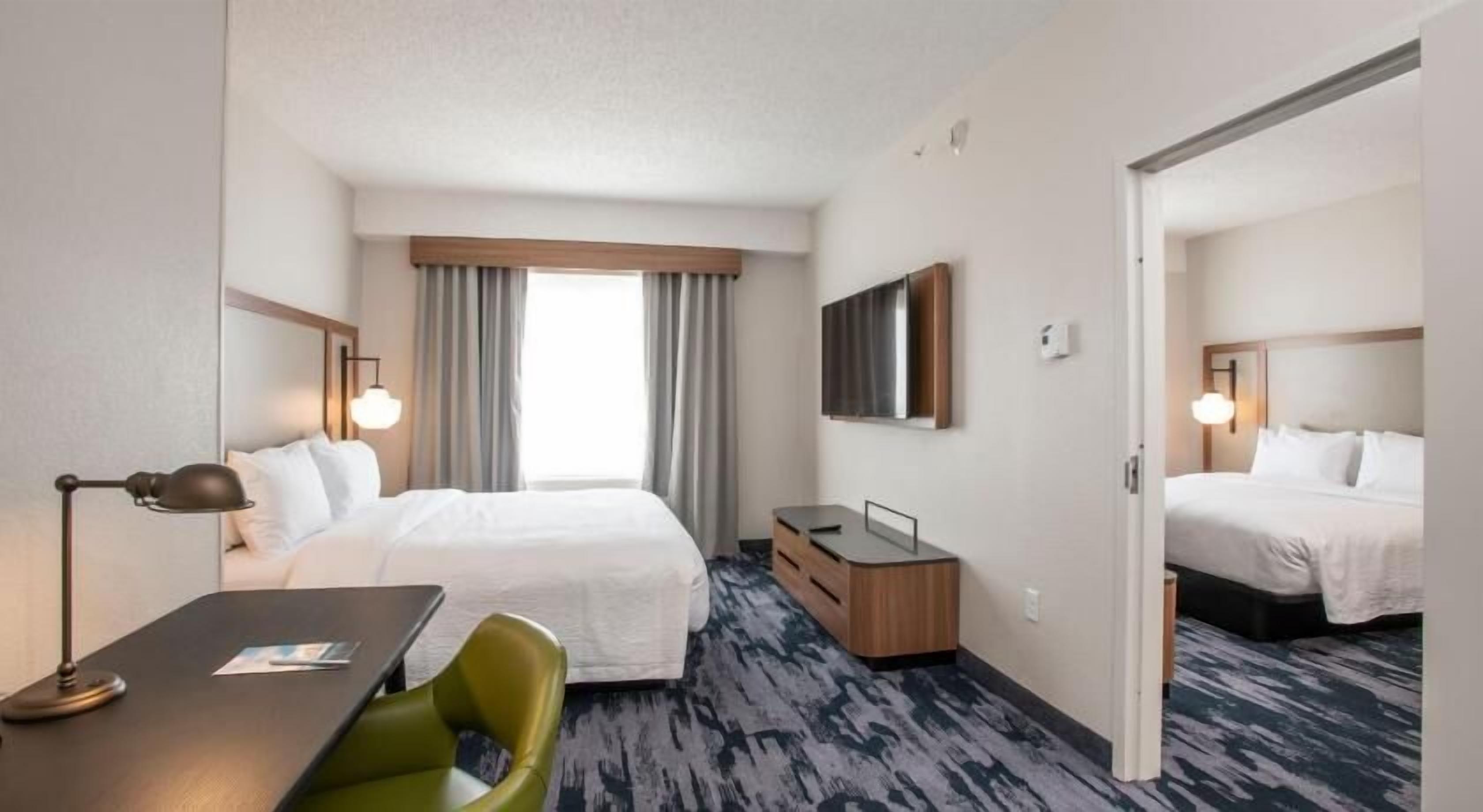 In-room safe, desk, laptop workspace, blackout curtains