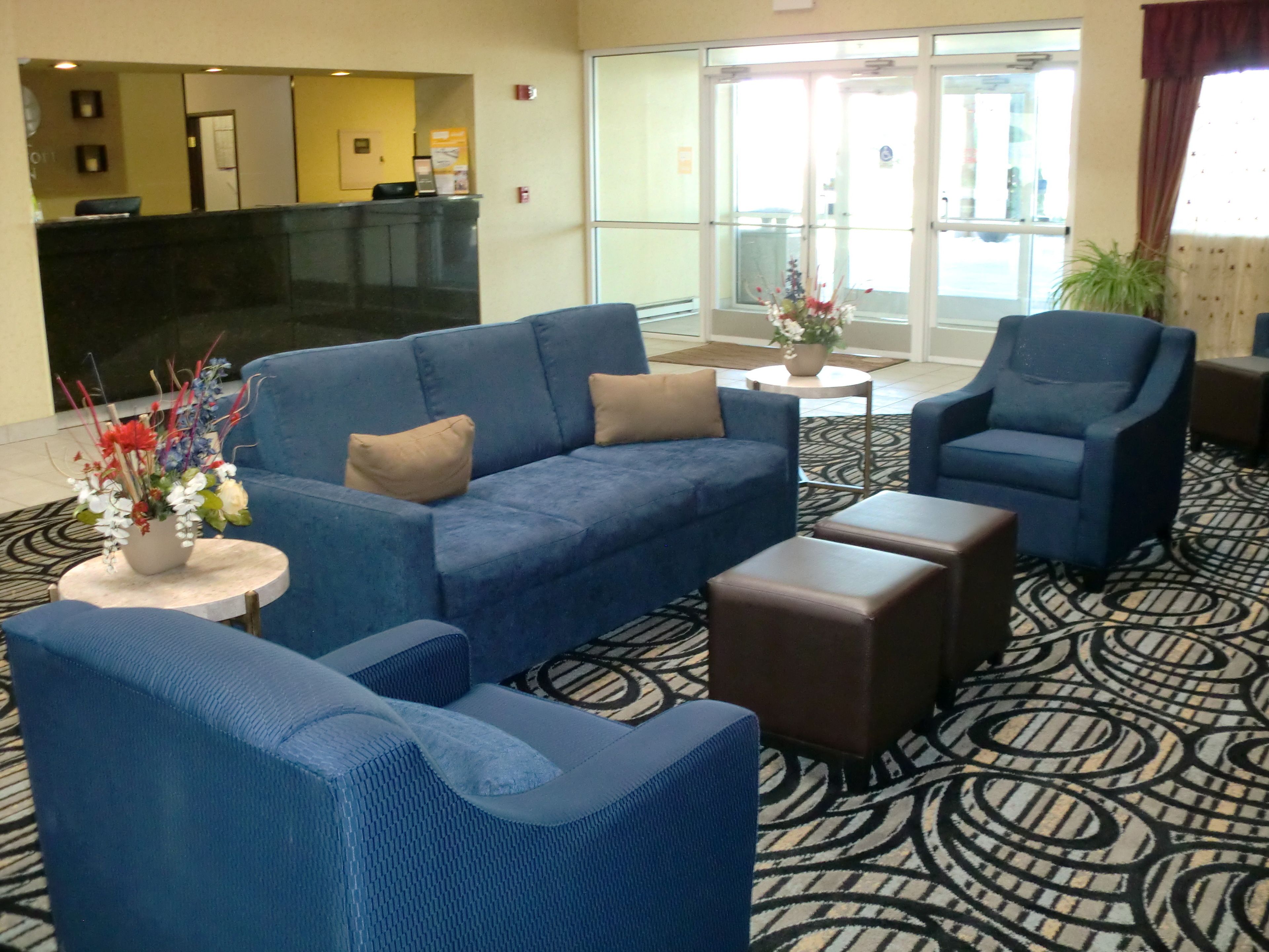 Lobby sitting area