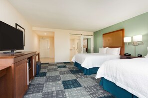 Room, 2 Queen Beds, Accessible | Desk, laptop workspace, free WiFi, bed sheets