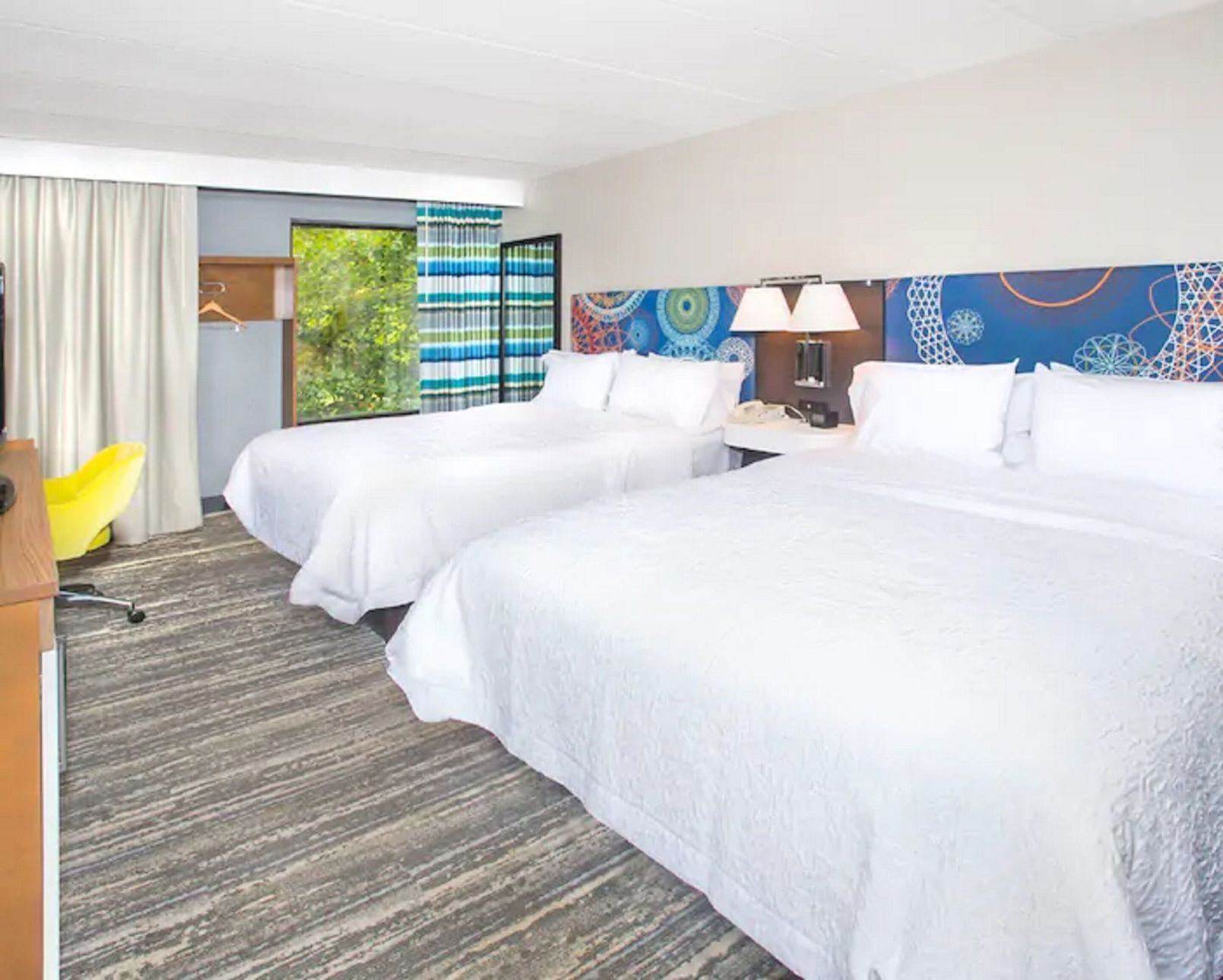 Premium bedding, pillowtop beds, in-room safe, individually furnished