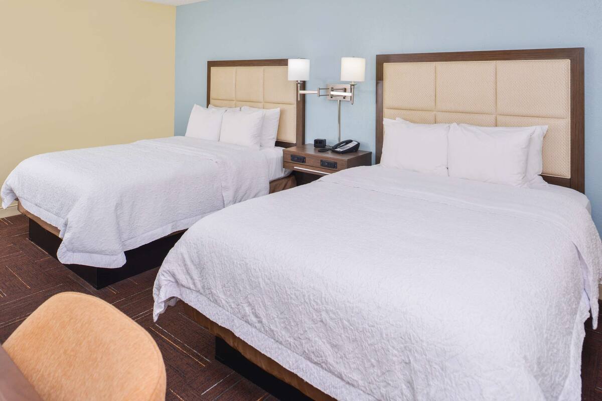 premium bedding, desk, iron/ironing board, free cots/infant beds