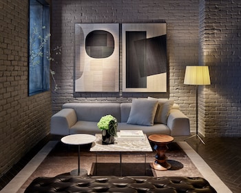 Hotel entrance and lobby at Hotel AKA NoMad
