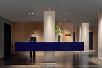 Hotel entrance and lobby at Hotel AKA NoMad