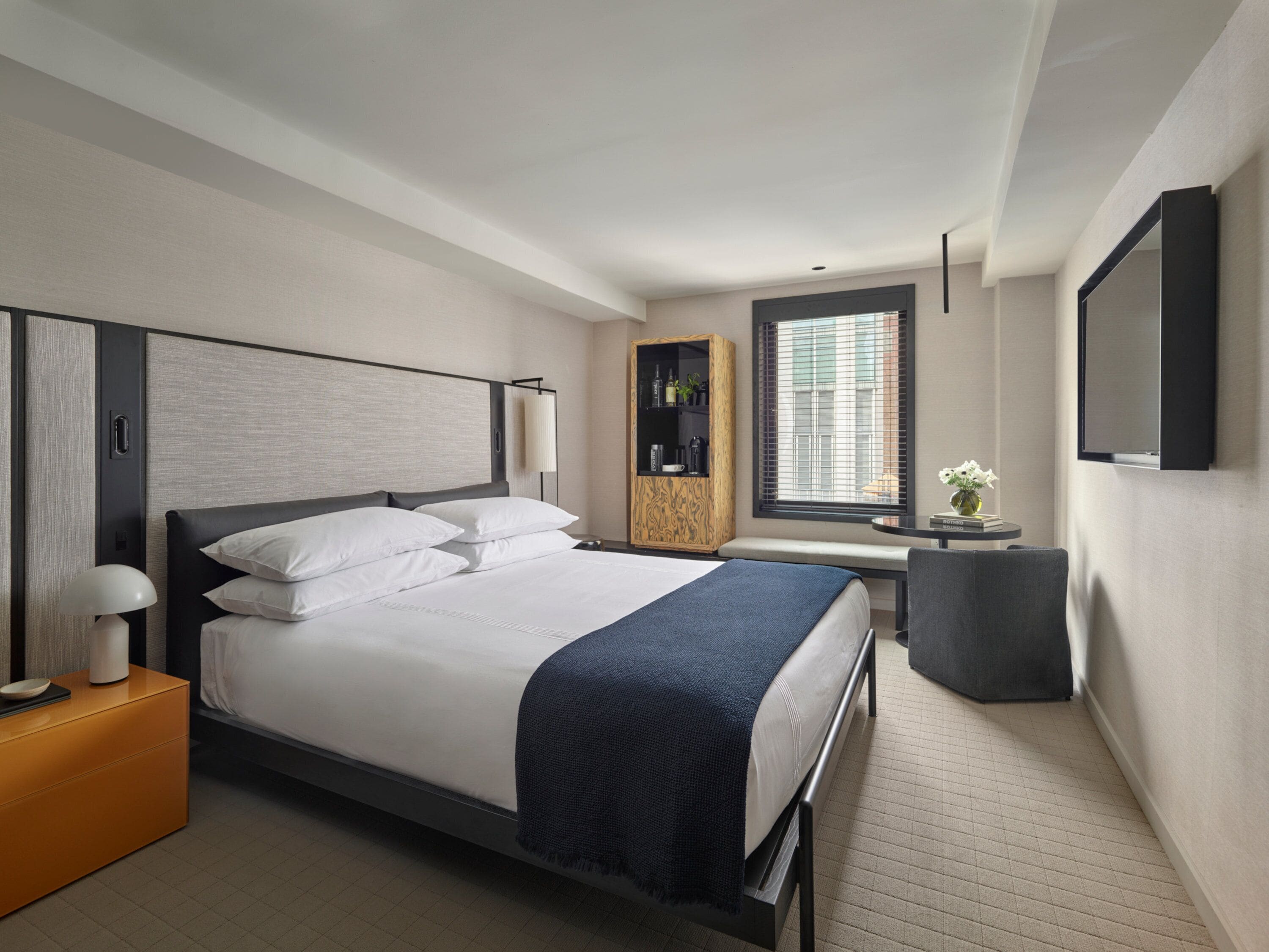premium room, 1 king bed (nomad) | premium bedding, down duvets, pillow-top beds, minibar