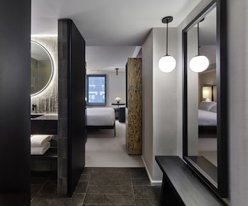 Premium bedding, down comforters, pillowtop beds, minibar at Hotel AKA NoMad