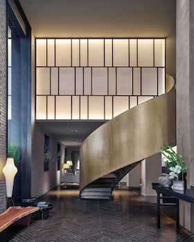 Hotel entrance and lobby at Hotel AKA NoMad