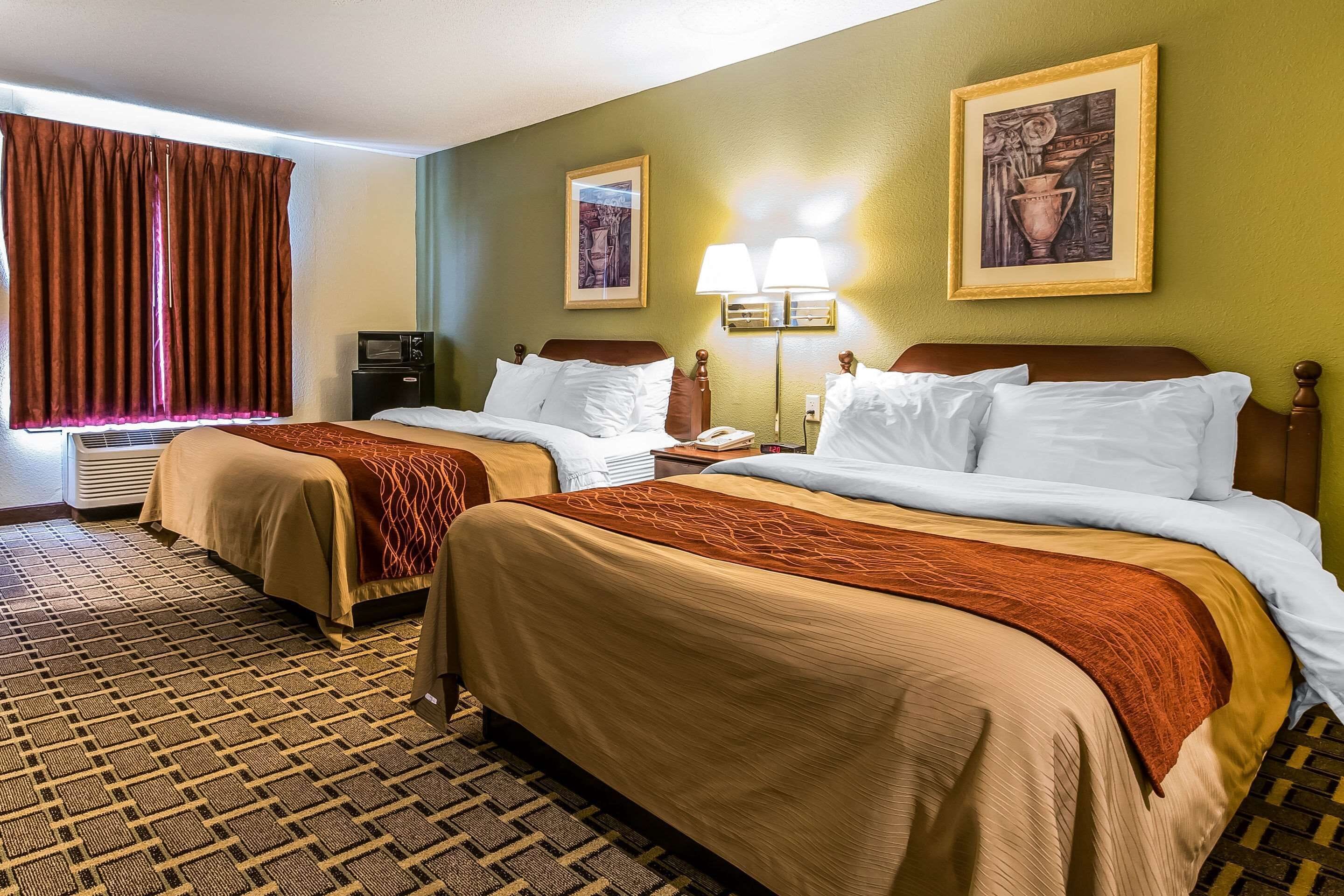 Standard Room, 2 Queen Beds, Non Smoking | Free WiFi, bed sheets, wheelchair access