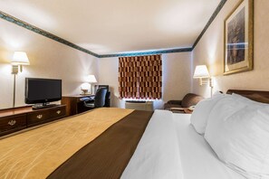 Kamar Standar, 1 Tempat Tidur King, Bebas Asap Rokok | Wi-Fi gratis, seprai linen, dan dapat diakses tamu berkursi roda