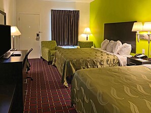 Room, 2 Queen Beds, Non Smoking (Upgrade) | Desk, iron/ironing board, rollaway beds, free WiFi