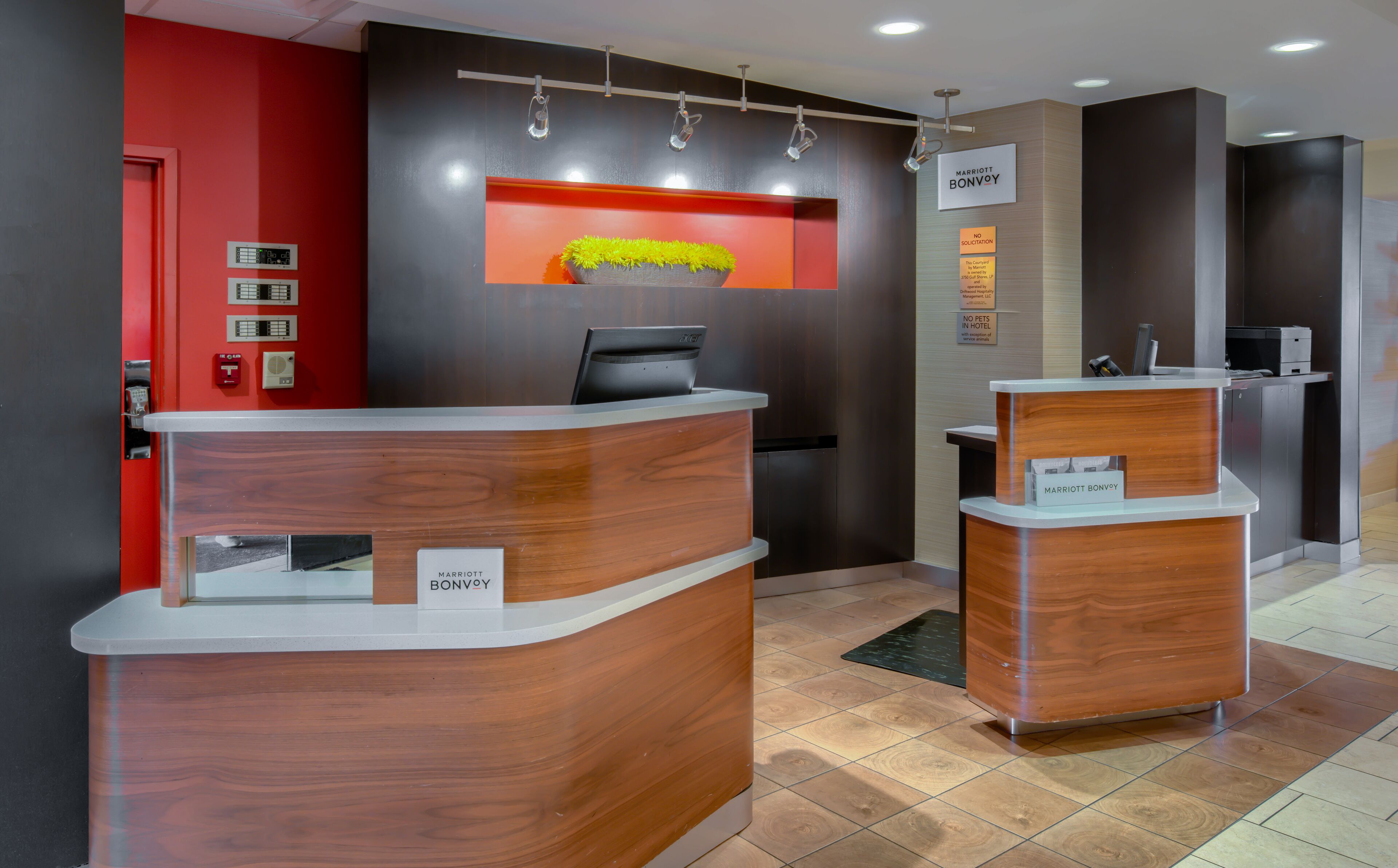 check-in/check-out kiosk